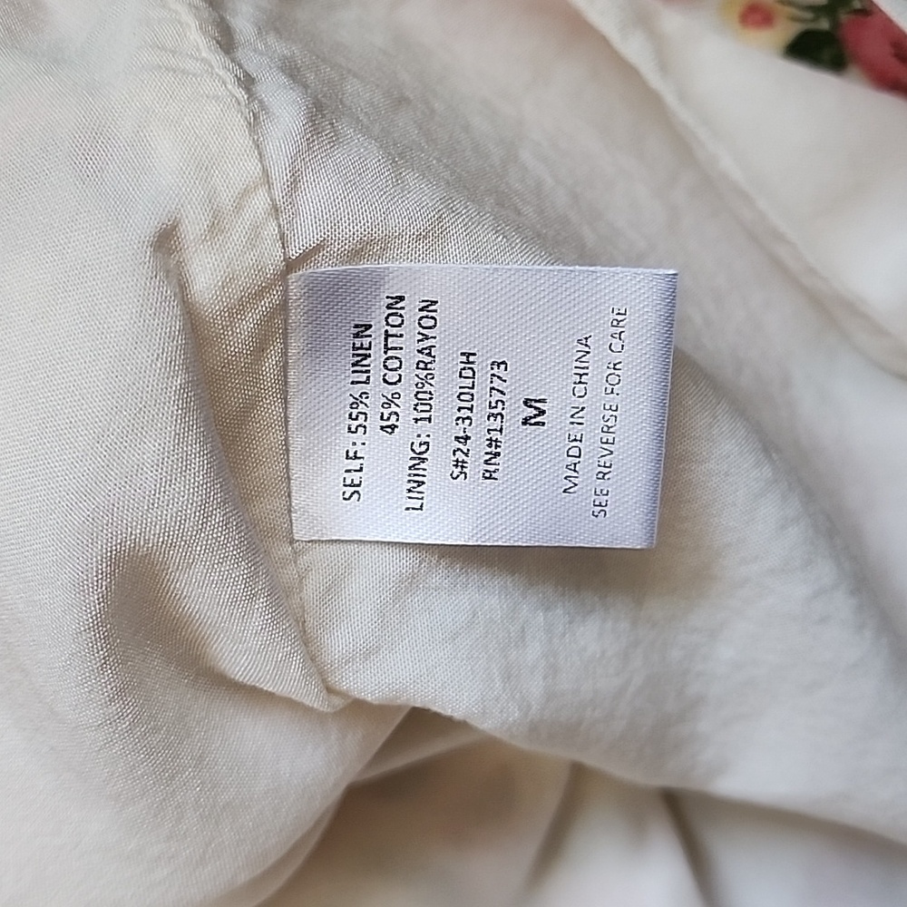 Vici Floral Mini Dress - White and Pink - Picture 10 of 13